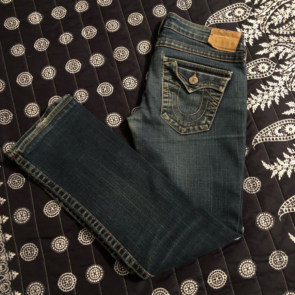 True religion straight leg jeans size 28